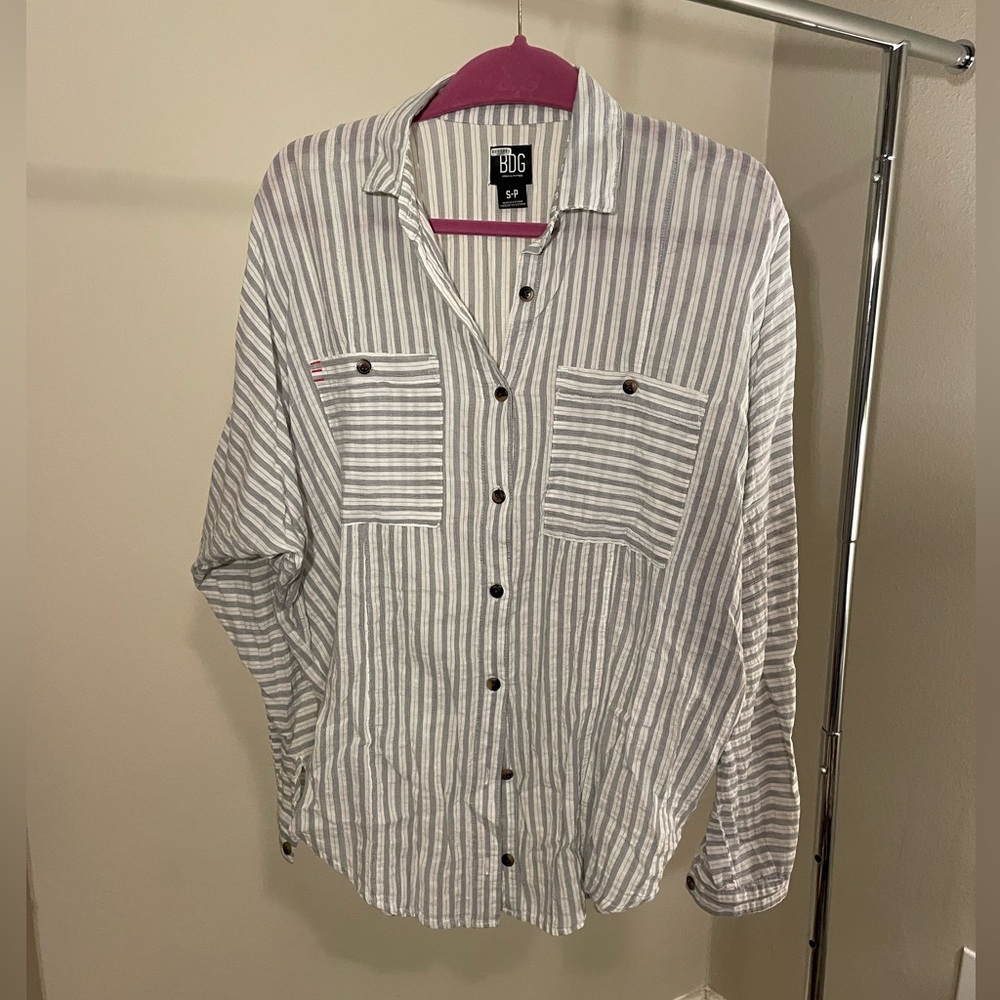 BDG Button Down Cover Up Tunic